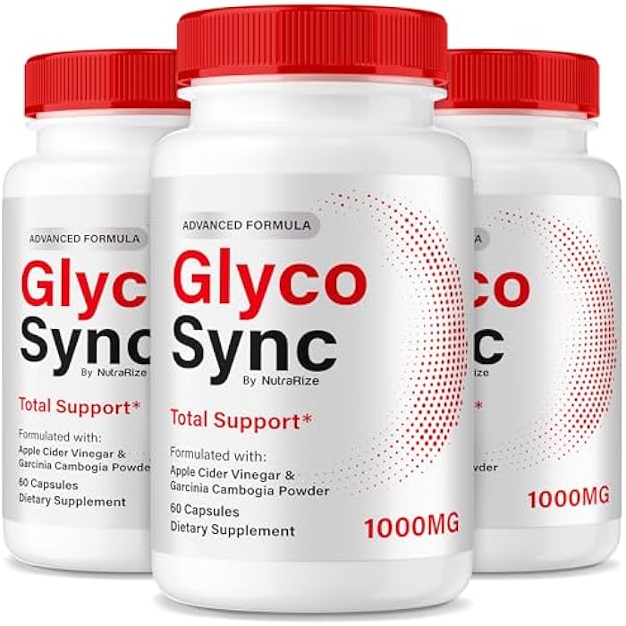 NutraRize (3 Pack) Glyco Sync Pills, Official GlycoSync Glyco Optimizer Formula, All-Natural Ingredients to Support Stable Levels, Balance & Overall Health, Premium Glyco Sync Pastillas Review (180 Capsules) - Image 1