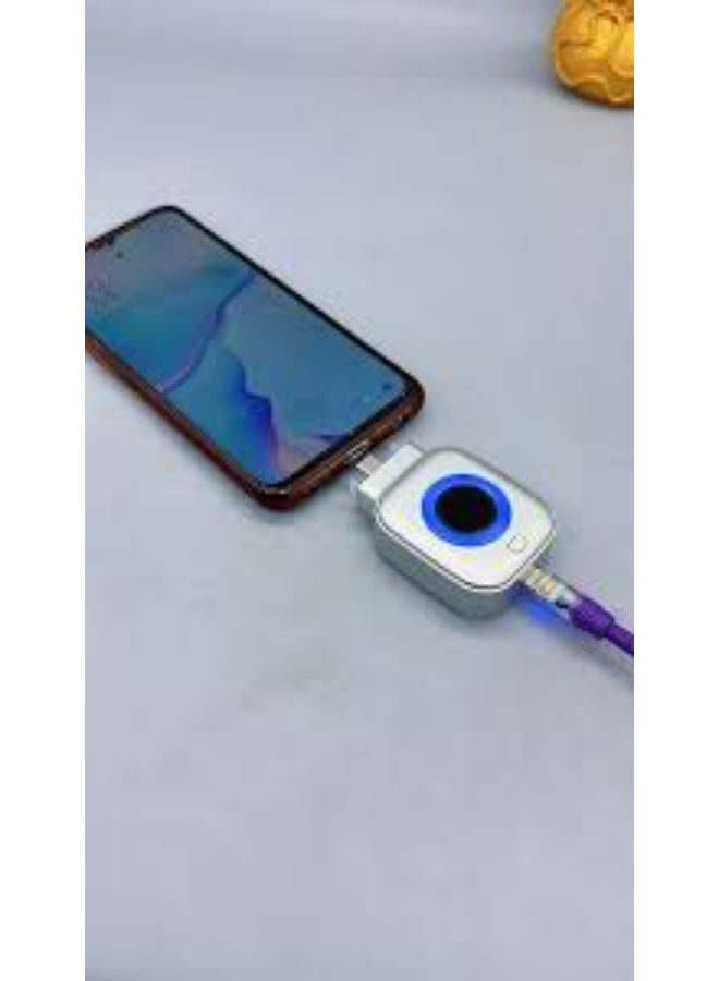 Dreamzon Auto Power-Off Fast Charging Adapter - 140W Smart Auto Stop Charger with AI Full-Charge Disconnect, USB C Fast Charging Protector for Phone Tablet Laptop, Prevent Battery Aging (Silver 2PCS) - Image 2