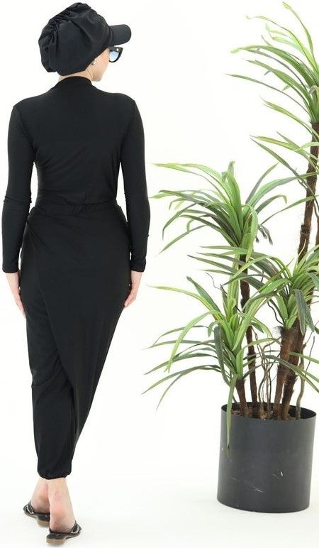 NS Tasarım Ns Design Betty Double Design Modest Swimsuit Set  - Image 3