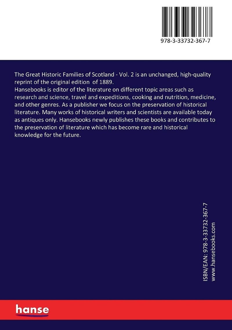 The Great Historic Families of Scotland: Vol. 2 - Image 2