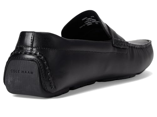 Cole Haan Mens Grand Laser Penny Driver, Black/Black, 11-M US - Image 5