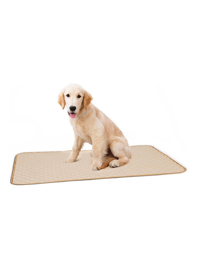 NIBEMINENT Waterproof Absorbent Washable Training Mat Beige 100 x 67centimeter - Image 5