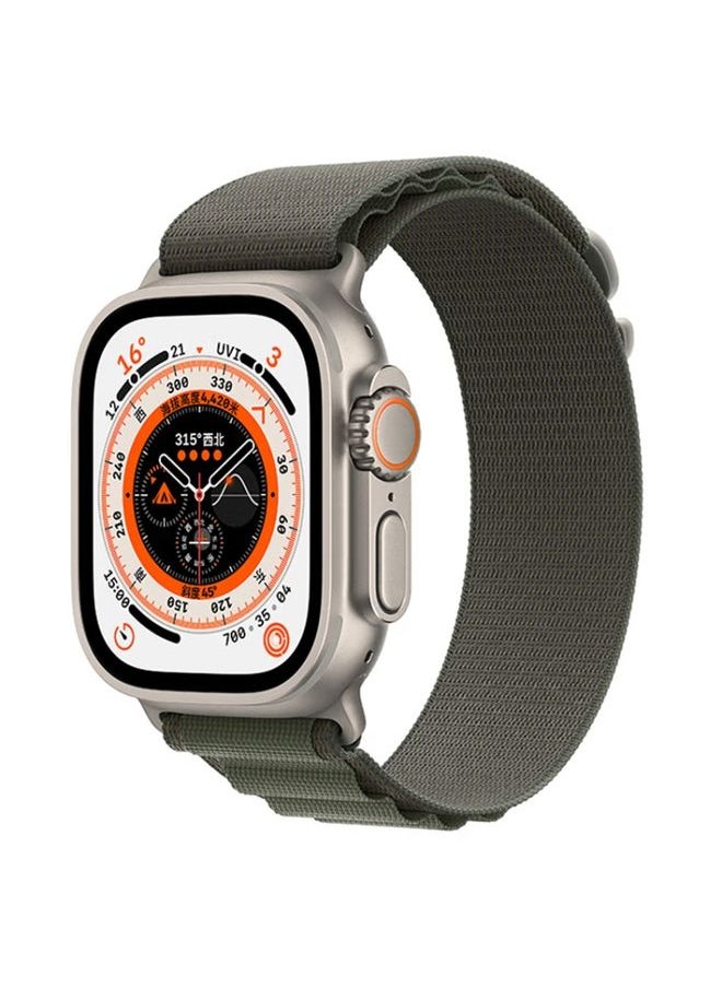 Generic - Replacement Strap For Apple Watch Ultra 49mm Nylon Watch Band Army Green - Image 1