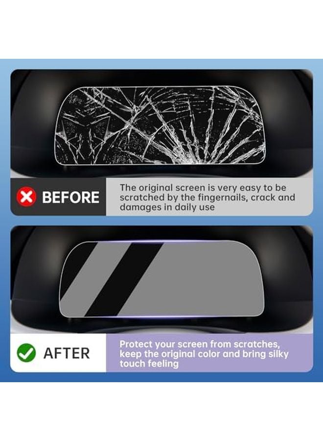 ZCLINKO 2023 Hyundai Palisade 12.3 Inch Instrument Touchscreen Protector Anti Scratch 2PCS - Image 3