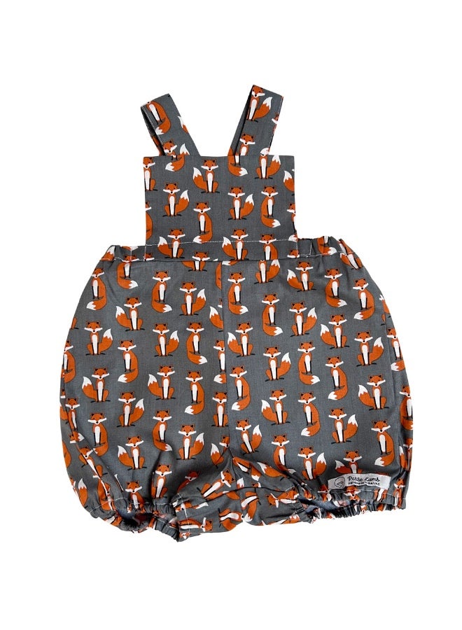 Petite Lamb Fox Crossover Romper - Image 3