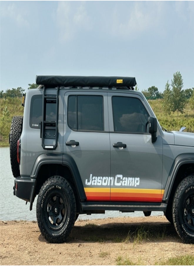 Generic - Jason Box Awning Universal Car Awning Black Edition 2.5x3meters. Car Camping Sun Shade. - Image 1
