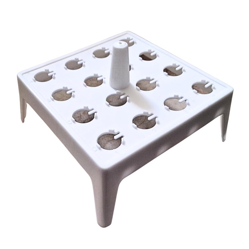 AANIJ AANIJ Float Rack polypropylene 16 MCTs of 15ml Floating Rack for Micro Centrifuge Tube Pack of 1  - Image 1
