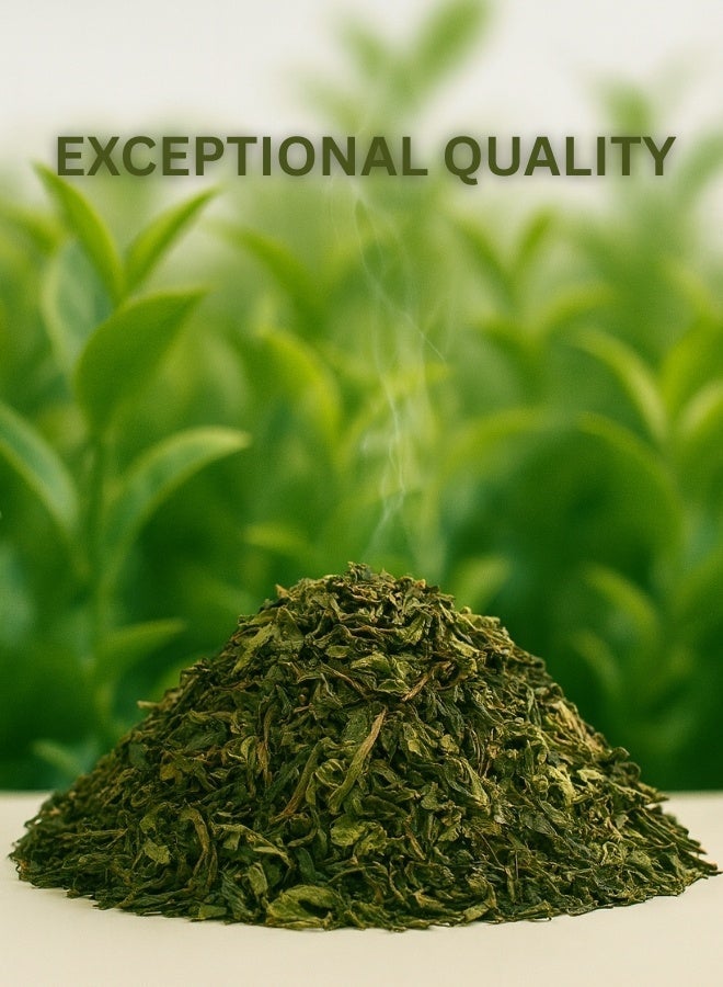 زهر الشاي الأخضر المغربي - أوراق أعشاب مجففة فاخرة، مزروعة بطريقة مستدامة - أوراق أعشاب طبيعية سائبة - Image 3