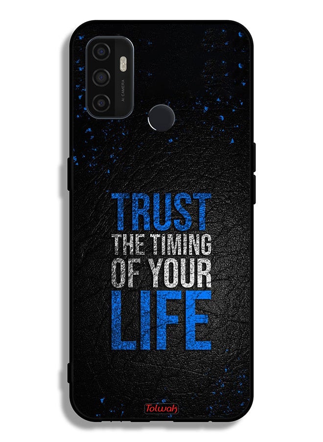 Tolwak - Oppo A53 4G Protective Case Cover Trust The Timing Of Your Life - Image 1
