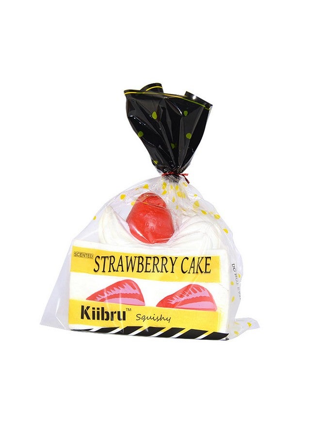 Kiibru Strawberry Shortcake Squishy Birthday Cake Squeeze Colossal Slow Rising Squishies Scented Toy Gift(White) - Image 2