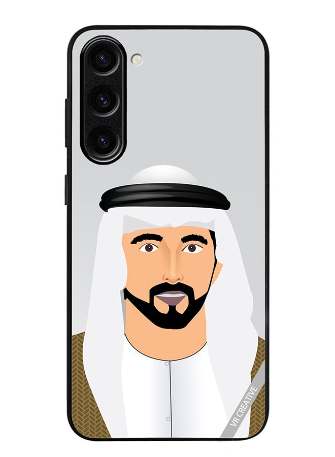 VR CREATIVE Protective Case Cover For Samsung Galaxy S24 Plus Sheikh Hamdan Bin Mohammed Bin Rashid Al Maktoum Design Multicolour - Image 1