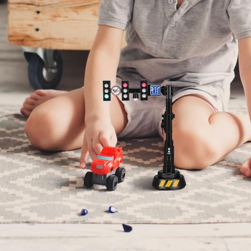 Toddmomy Interactive Traffic Light Model Traffic Light Toy for Kids for Sand Table Dollhouse Landscape Decoration - Image 5