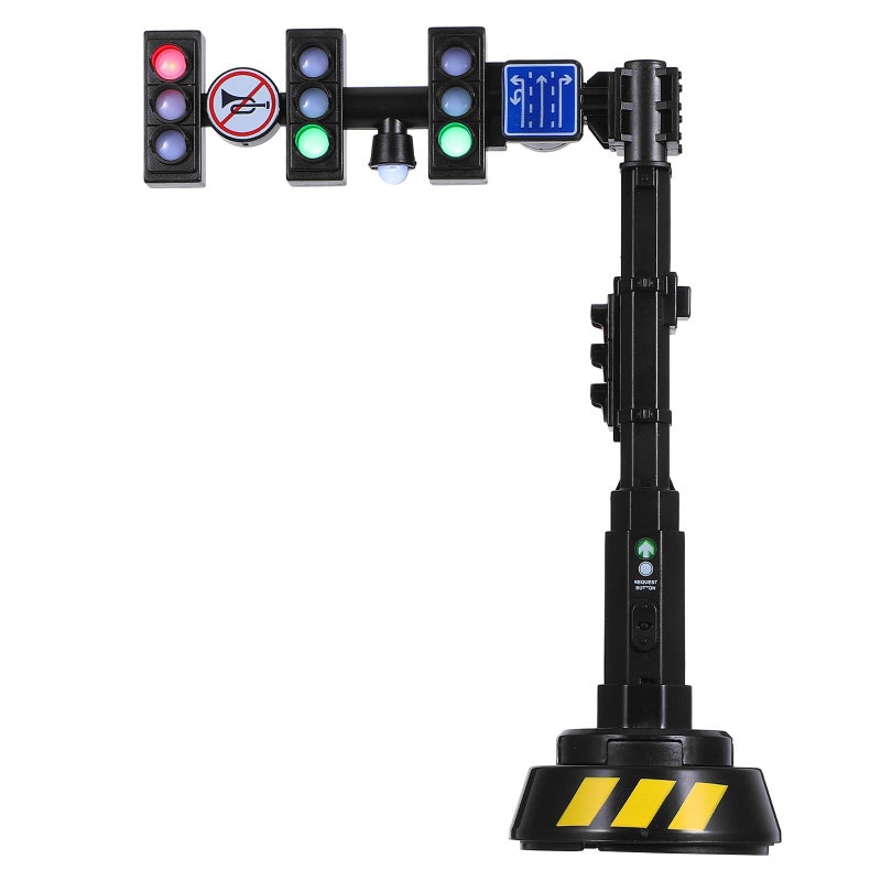 Toddmomy Interactive Traffic Light Model Traffic Light Toy for Kids for Sand Table Dollhouse Landscape Decoration - Image 3