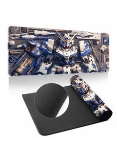 Gundam Mouse Pad Oversized Machine Warfare Boys Science And Technology Sense Computer Keyboard Pad Learning Games Dormitory Non-Slip Table Pad-Color:600*1200*2mm-Pattern:Up To ① Paragraph 6