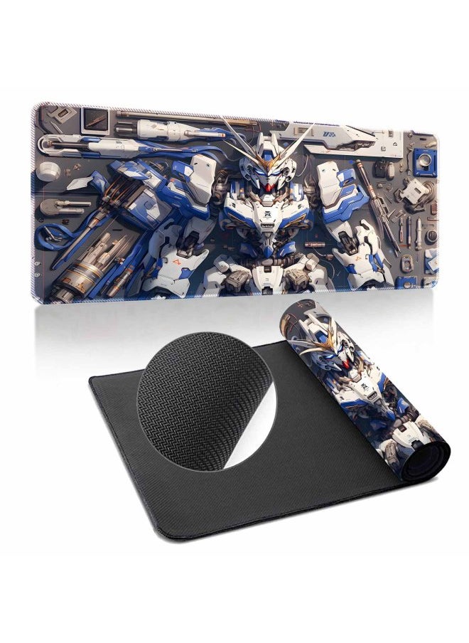 Generic - Gundam Mouse Pad Oversized Machine Warfare Boys Science And Technology Sense Computer Keyboard Pad Learning Games Dormitory Non-Slip Table Pad-Color:600*1200*2mm-Pattern:Up To ① Paragraph 6 - Image 1