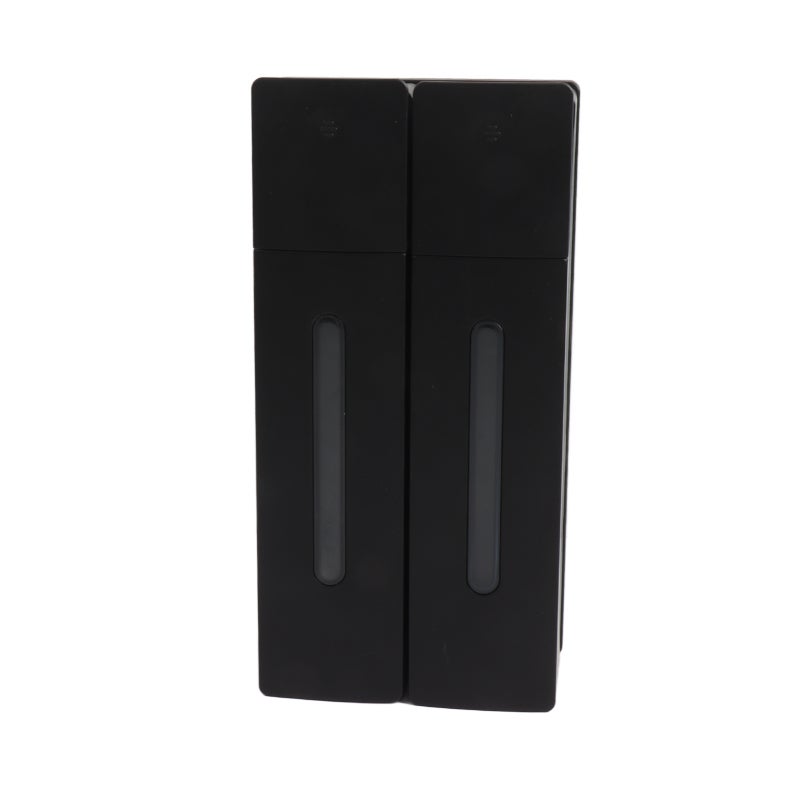 Wall Mount Foaming Hand Soap Dispenser: 400Mlx2 Large Capacity Leakproof Separated Design - Safe ABS Material Clear Window for Bathroom Kitchen Humid Environments - Image 2