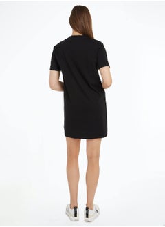 Women's Satin CK T-Shirt Dress - Cotton, Black - pzsku/Z55F80E449CF829359B70Z/45/_/1715161055/8a232ce4-9d8a-4179-9f55-e0c71b622ff7