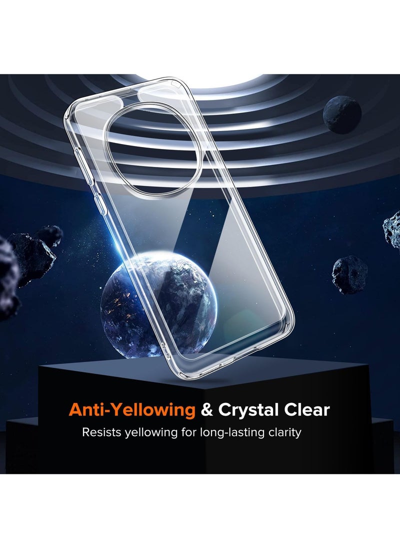 جراب Honor Magic 7 Pro 5G: شفاف كالكريستال، حماية من السقوط - Image 3