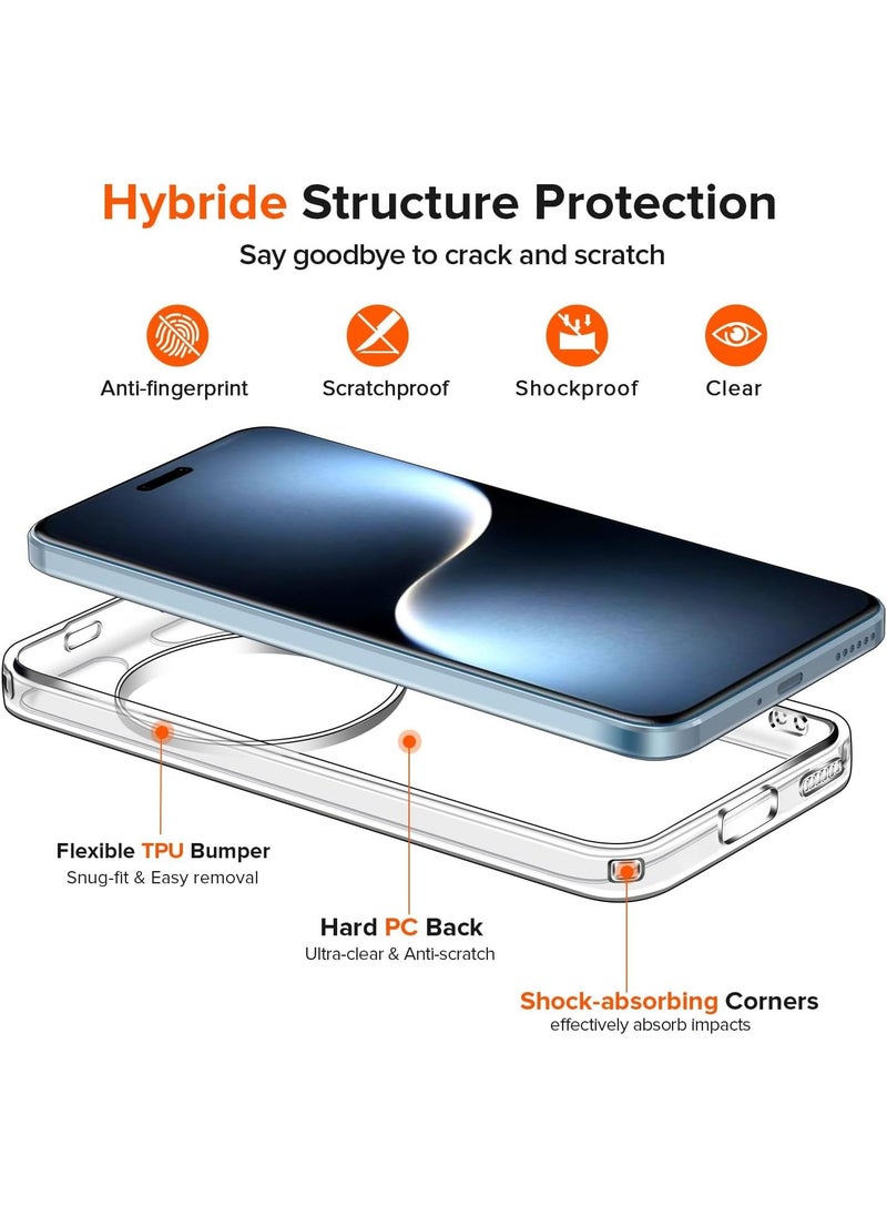 جراب Honor Magic 7 Pro 5G: شفاف كالكريستال، حماية من السقوط - Image 2