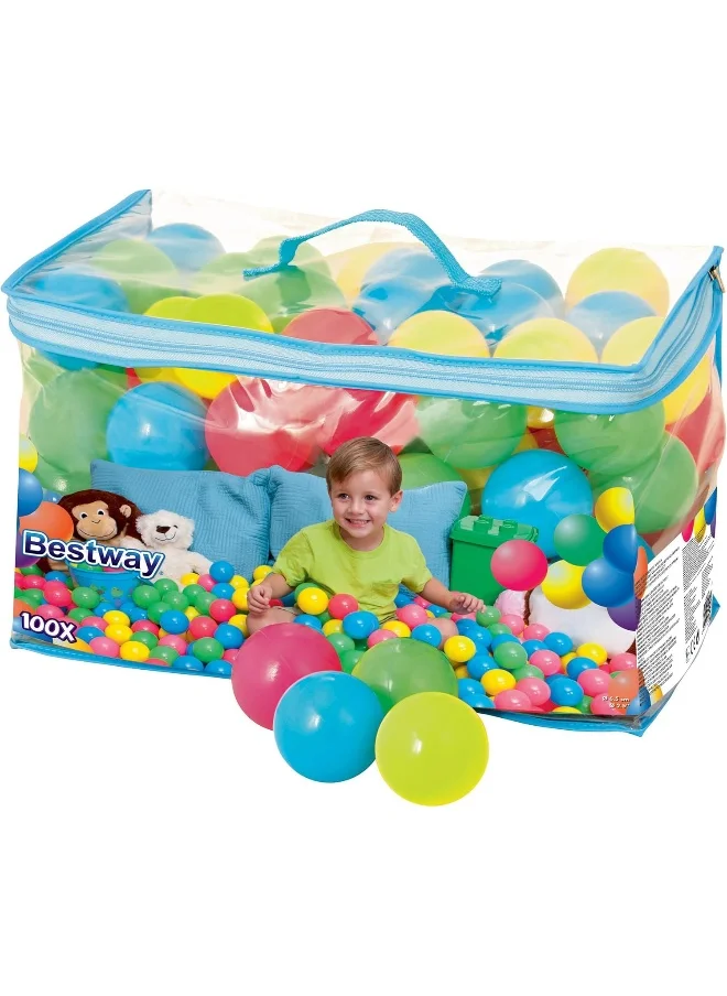 Bestway 2.5"/6.5Cm Splash & Play 100 Play Balls