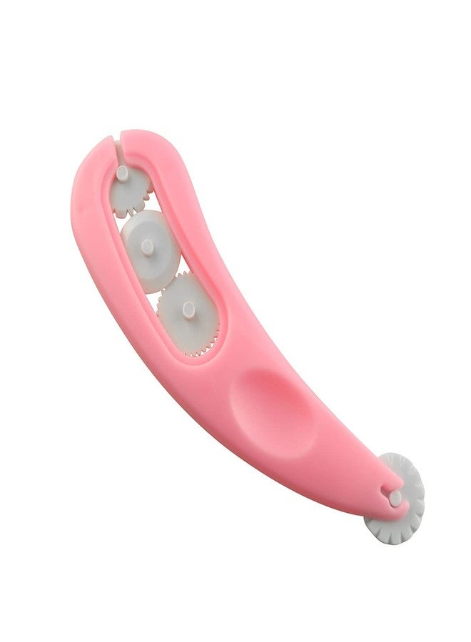 JCBIZ Fondant Roller Cutter 4 Styles Wheels 130x40mm Sugarcraft Icing DIY Cutter Knife 20mm Removable Rollers - Image 2