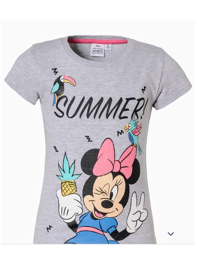KIDS TV Disney Minnie Mouse Girls  T-Shirt (Min-1994) - Image 1