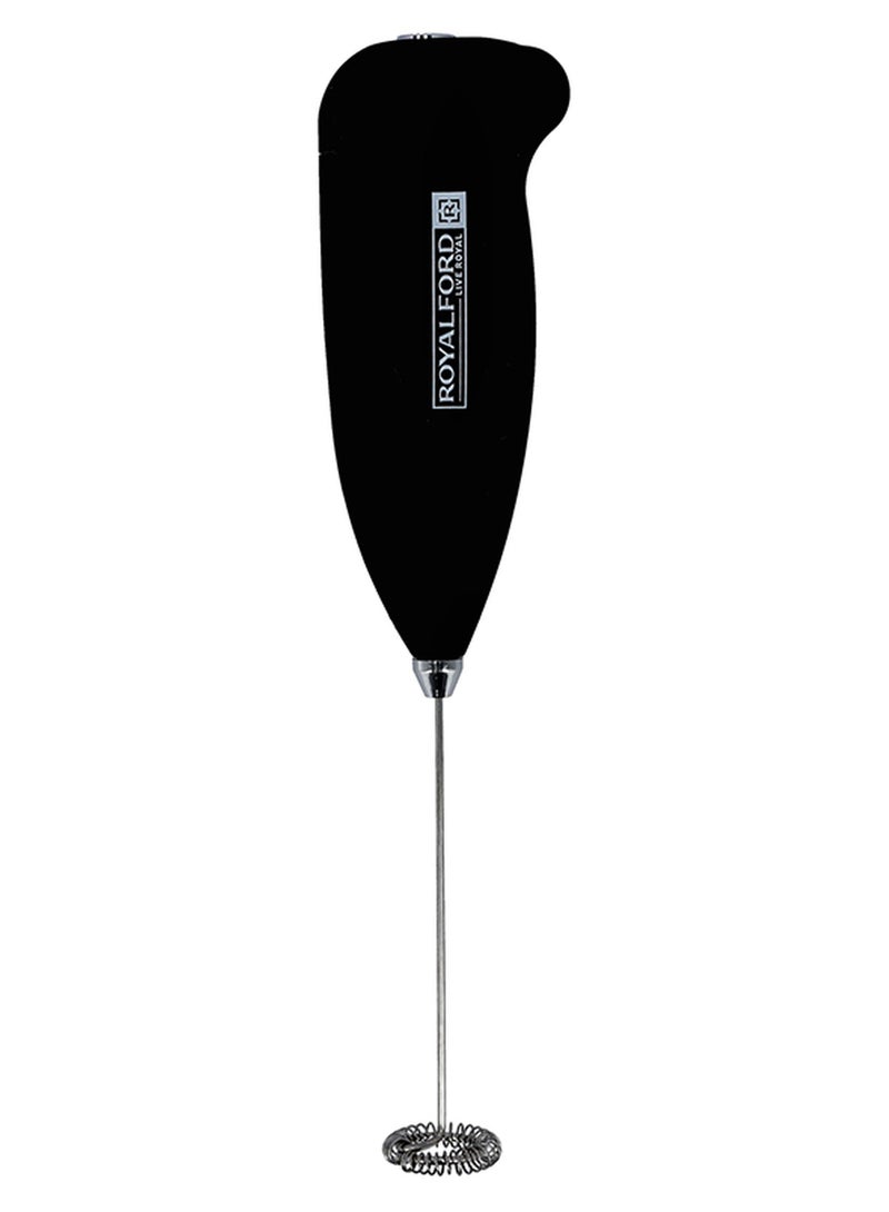 Royalford Multi Purpose Milk Stirrer Silver With Black Handle - Image 1
