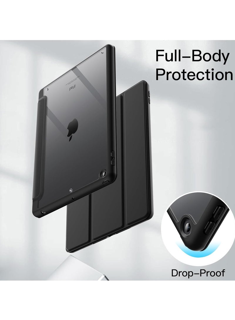 EVO Slim Stand Shockproof Auto Wake/Sleep Cover for iPad 10.2in (9th/8th/7th Generation, 2021/2020/2019) with Pencil Holder (Black) - Image 4