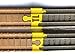 TrainLab Adapters Compatible with Trackmaster 2009 Brown to Wooden Railway Train Tracks 2pc Yellow - Image 3