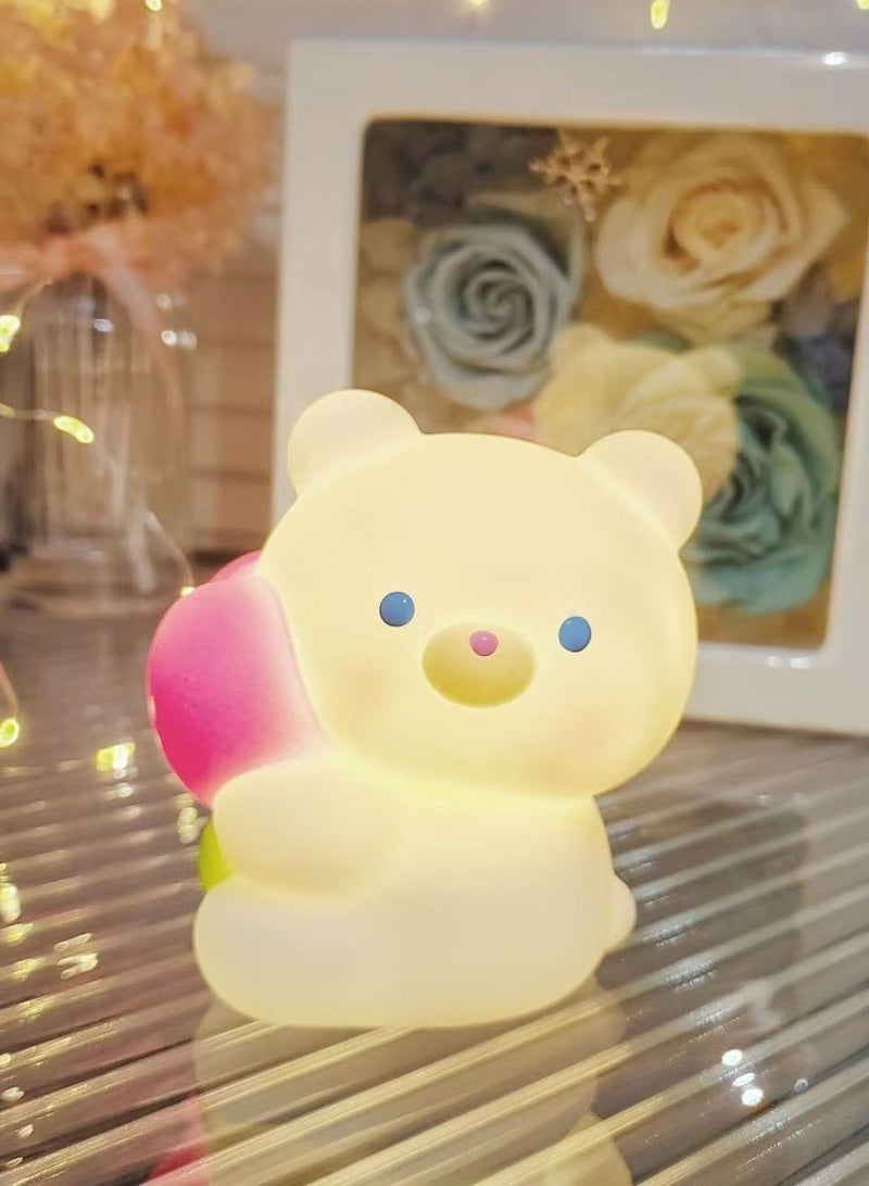 Cartoon glow led night light birthday gift kids toys
