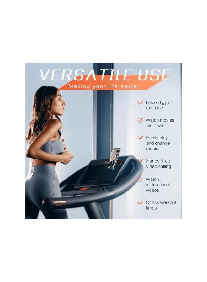 S-TOP Dual Magnetic Phone Holder, Strong Magnetic Car Mount with 360 Degree Rotation, Universal Phone Holder Compatible with All Mobile Phones, Ideal for Gym Workout Office Home and Vehicle Use - Image 3