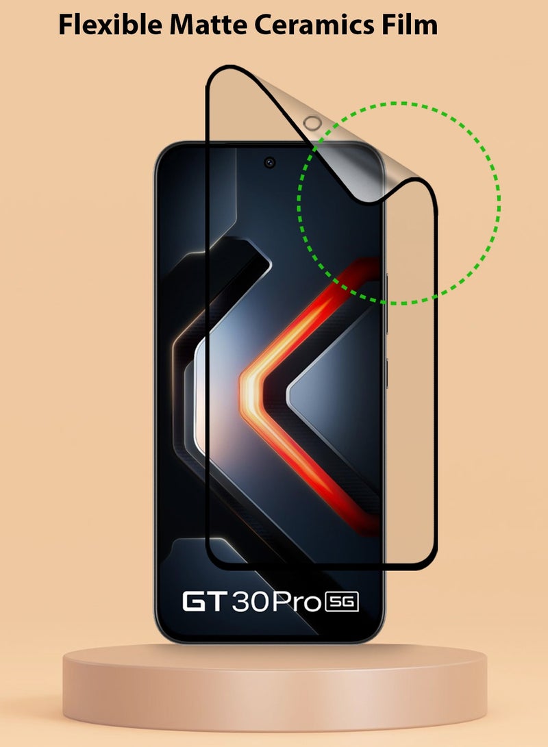 Techie 2 Pack Infinix GT 30 Pro 5G Matte Ceramic Screen Protector Film Anti Fingerprint Bubble Free Easy Installation - Image 4