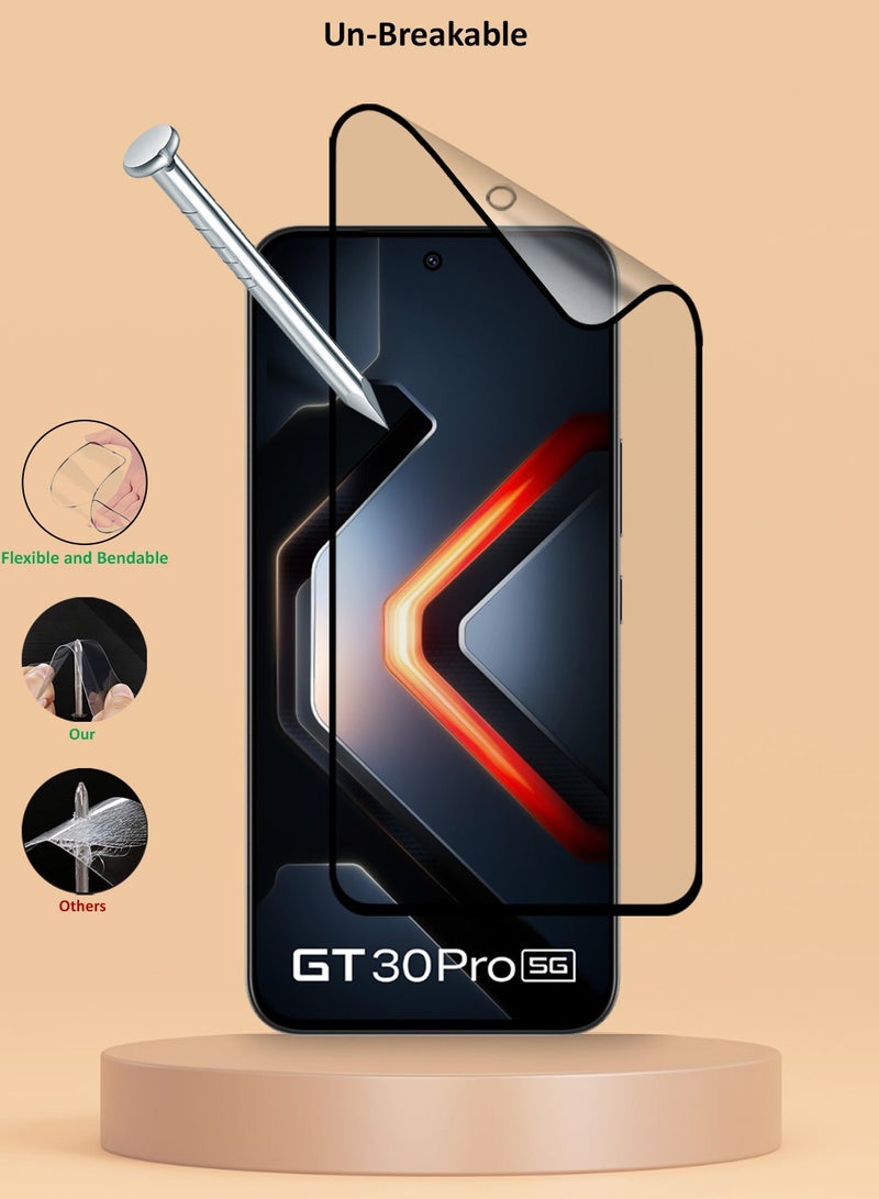 Techie 2 Pack Infinix GT 30 Pro 5G Matte Ceramic Screen Protector Film Anti Fingerprint Bubble Free Easy Installation - Image 5