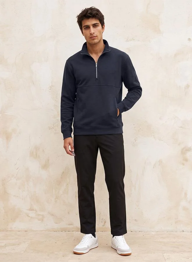 Love Pangolin Love Pangolin 2 Way Stretch Zip Placket Sweatshirt
