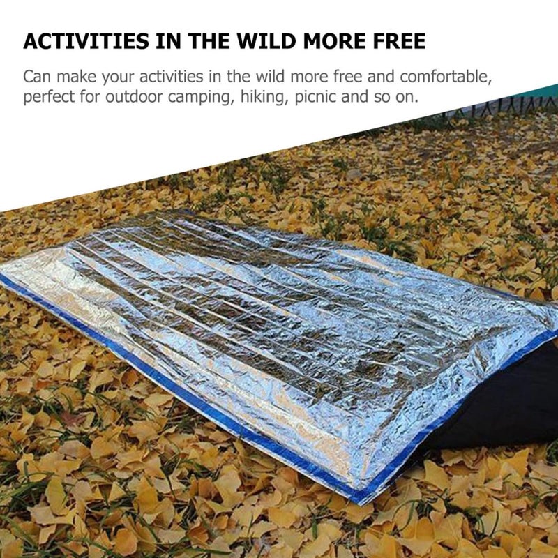 Emergency Liner Lightweight Portable Travel Sleeping Sack for Adults Breathable Thermal Insulation Outdoor Camping Gear Random Color - Image 4