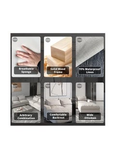 Generic Contemporary Italian L-Shaped Corner Modular Sectional Sofa: Elevate Your Living Room with Modern Elegance  - Image 4