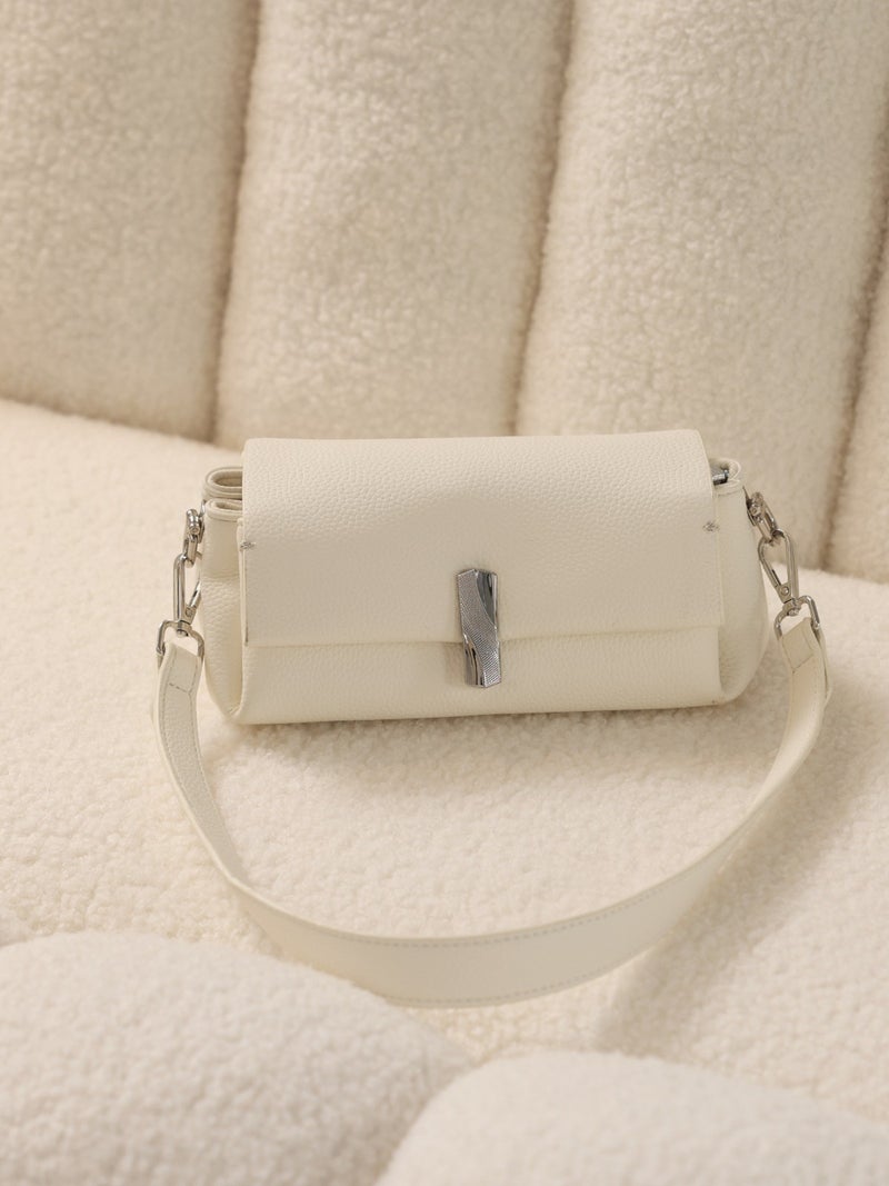 New Women'S Bag 2025 Joker Simple Shoulder Diagonal Bag Multi-Layer Exquisite Small Bag A Generation Of Hair - Image 3