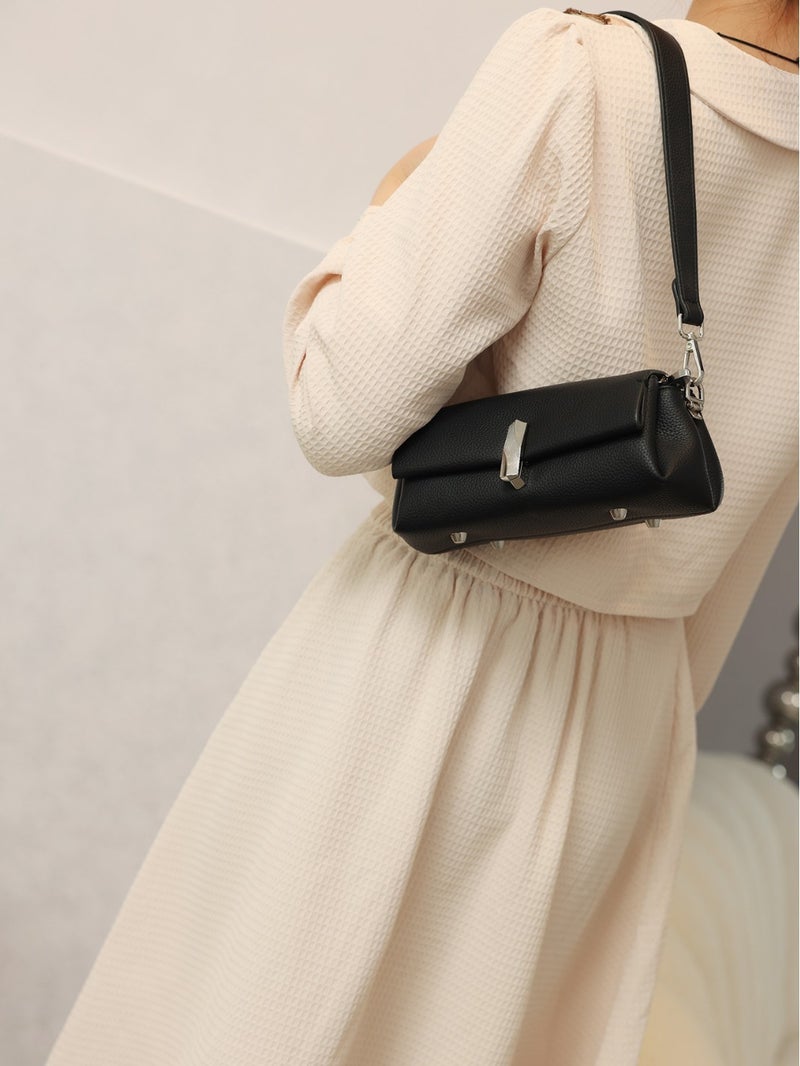 New Women'S Bag 2025 Joker Simple Shoulder Diagonal Bag Multi-Layer Exquisite Small Bag A Generation Of Hair - Image 4