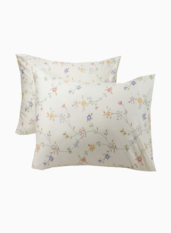 WBYCOTBED Pillowcase Protectors Standard Size, 100% Cotton 600 Thread Count Queen Pillow Cover Set of 2 - Image 1