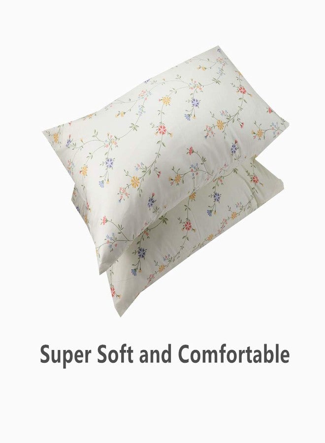 WBYCOTBED Pillowcase Protectors Standard Size, 100% Cotton 600 Thread Count Queen Pillow Cover Set of 2 - Image 4