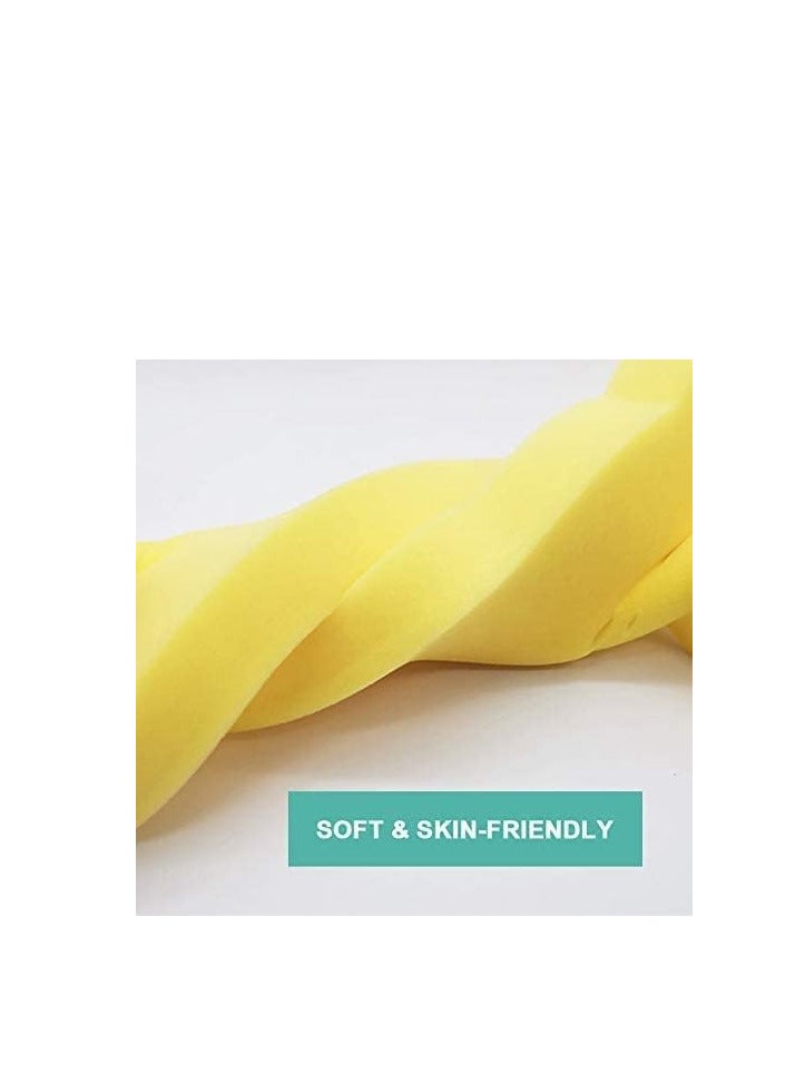 Turtees® Baby bath Holder bath sponge Non-slip Bed Infant Shower Sponge Cushion Bath Mat Newborn Baby Shower Nets Bath Pad Universal Portable Shower Cushion (Yellow) - Image 3