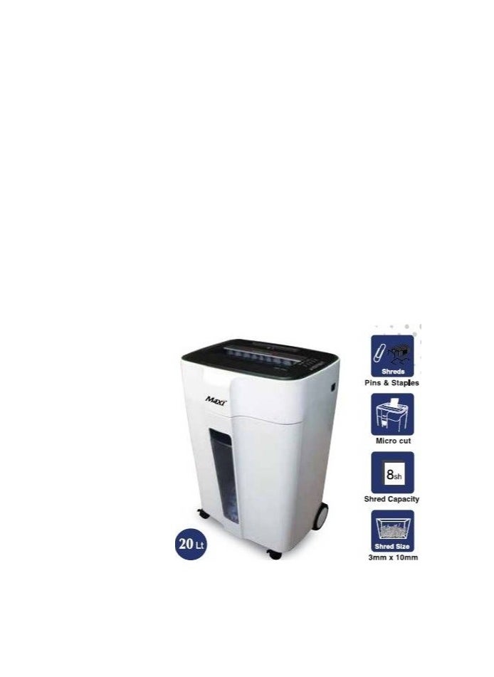 Maxi Maxi Micro-Cut Paper Shredder | DM-120M  - Image 2