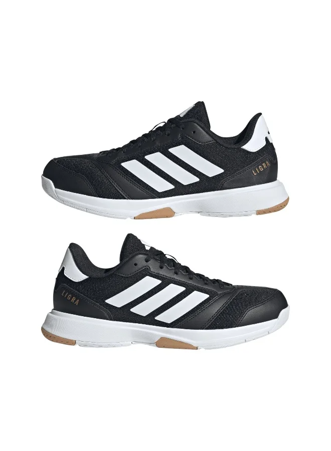 Adidas Adidas Ligra 8 M M Black Indoor Shoes For Men