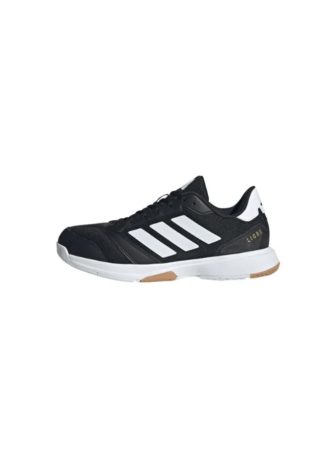 Adidas Adidas Ligra 8 M Black Indoor Shoes For Men 3.5