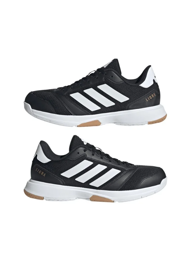Adidas Adidas Ligra 8 M M Black Indoor Shoes For Men