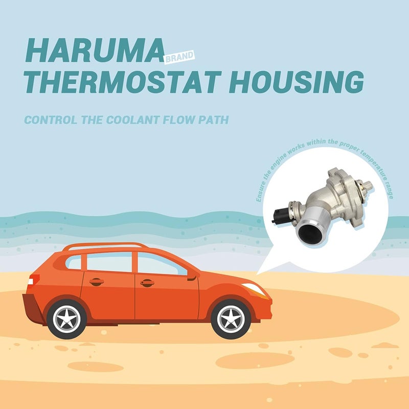 HARUMA Thermostat Housing for Chevrolet Spark 2013-2015 - Image 2