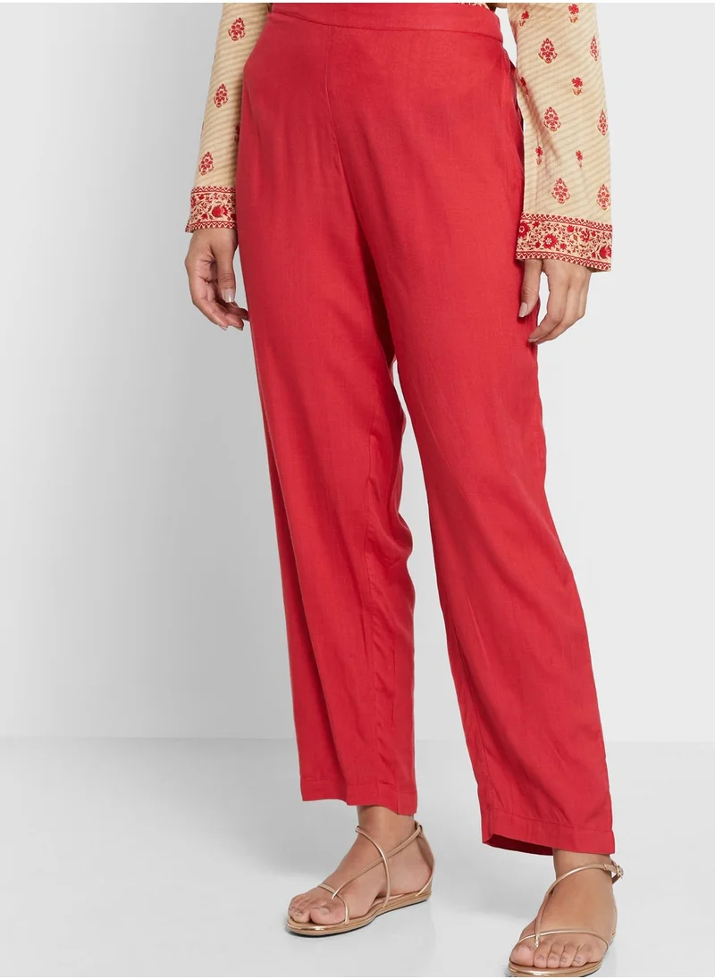 Aarke by Ritu Kumar Printed Kurti & Pants Set With Dupatta