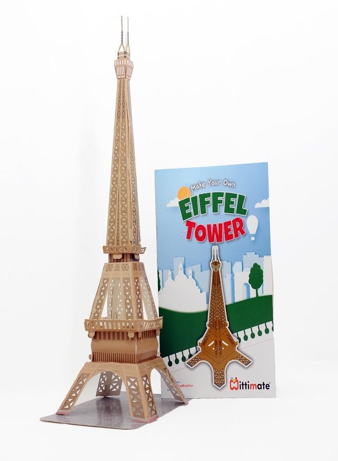 Mittimate Make Your Own (Leaning Tower of Pisa/Eiffel Tower) 3D Paper Construction Model for Kids, Fun DIY Craft Book, 3D Paper Model for Kids Ages 8 and Above (Combo Pack of Two Model Book) - Image 2