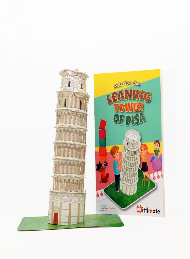 Mittimate Make Your Own (Leaning Tower of Pisa/Eiffel Tower) 3D Paper Construction Model for Kids, Fun DIY Craft Book, 3D Paper Model for Kids Ages 8 and Above (Combo Pack of Two Model Book) - Image 3