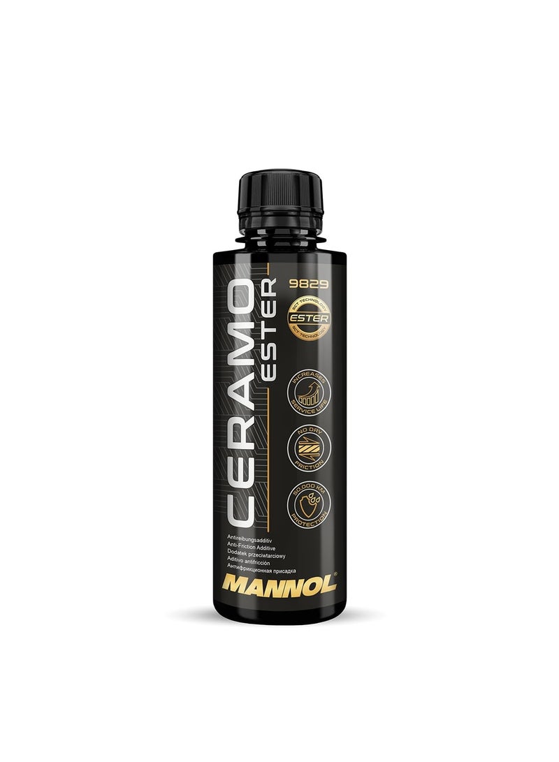 MANNOL 9829 (250 ML) Ceramo Ester |Engine Protection ADDITIVE |Diesel and Petrol|Four-Stroke,Two-Stroke |Prevent deposits|Reduce Fuel Consumption|Engine Noise - Image 1